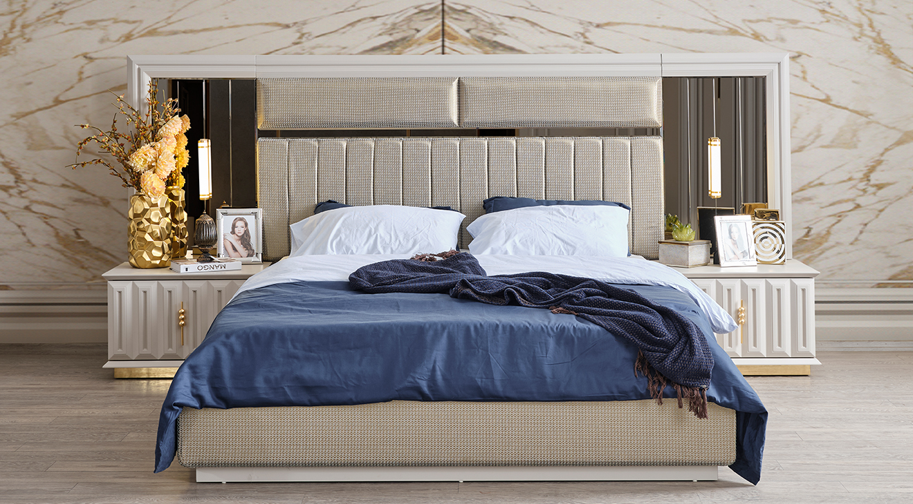 Zara 6 Kapaklı Luxury Yatak Odası Takımı